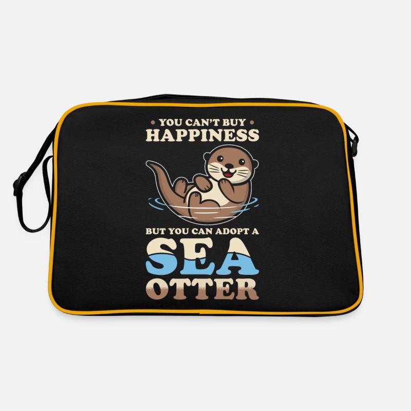 Seeotter Spruch Lustig Otter Geschenk Retro Tasche