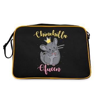 Cadeau Chinchilla Mama - Sac Retro - noir/or - Dos