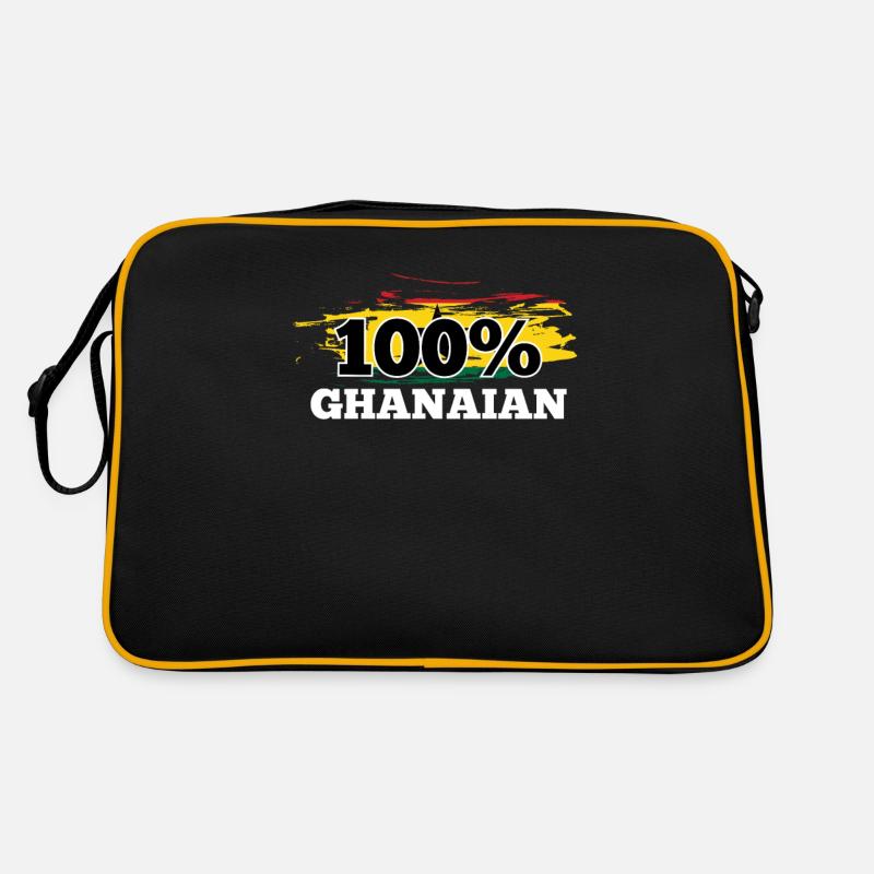 Ghana - Retro Bag - black/gold