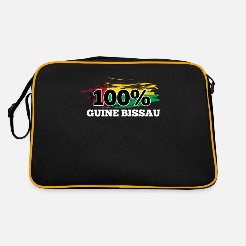 Guinée-Bissau - Sac Retro - noir/or