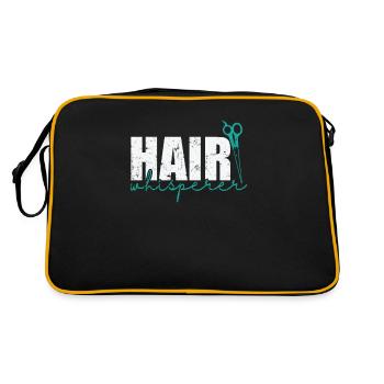 Hair Whisperer Coiffeur Profession Hair - Sac Retro - noir/or - Dos