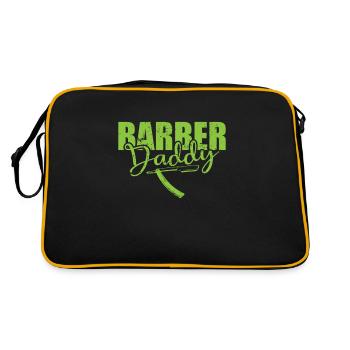 Barber Daddy Hairdresser Profession Hair - Retro Bag - black/gold - Back