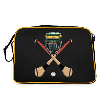 L’Irlande lance des joueurs Le gaélique irlandais - Sac Retro - noir/or - Dos