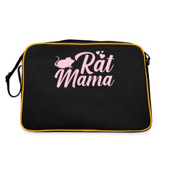 Maman rat - Sac Retro - noir/or - Dos
