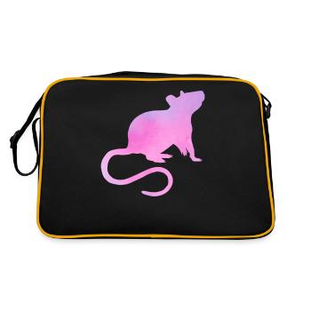 Maman rat - Sac Retro - noir/or - Dos