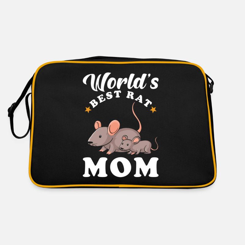 La meilleure mère de rats du monde Sac Retro