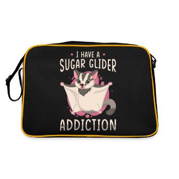 Sugar Glider Dicton - Sac Retro - noir/or - Dos