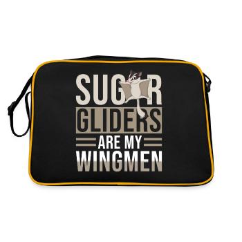 Sugar Glider Dicton - Sac Retro - noir/or - Dos