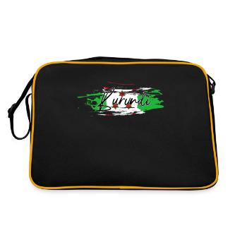 Burundi - Sac Retro - noir/or - Dos