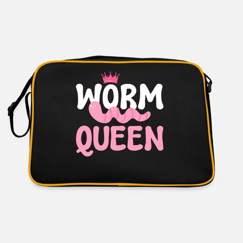 Worm Queen Élevage Vermiculture Éleveur de vers Sac Retro