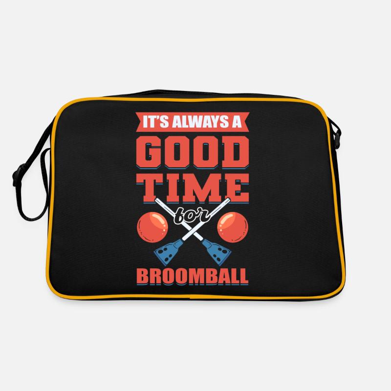It's Always A Good Time For Broomball Broomballer Retro Bag