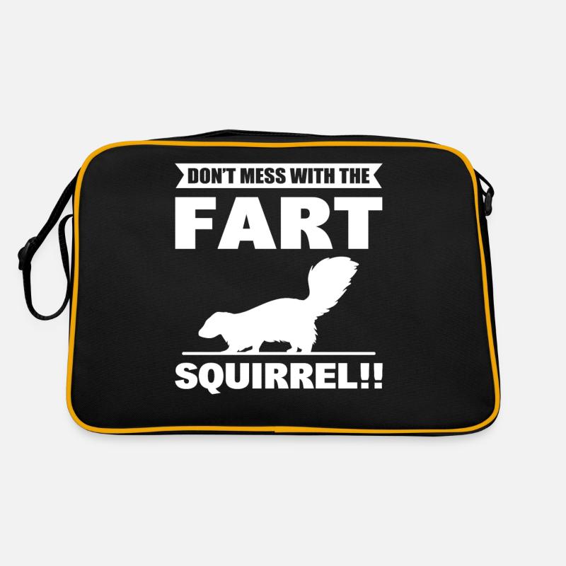 Ne plaisantez pas avec l’écureuil pet! Sac Retro