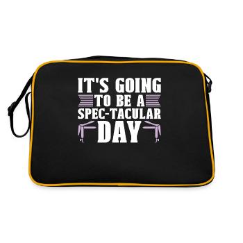 Ob/Gyn Nurse It's Going To Be A Midwifery OB Nurse - Retro Bag - black/gold - Back
