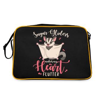 Sugar Glider Dicton - Sac Retro - noir/or - Dos