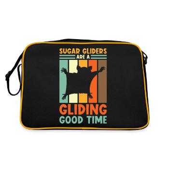 Sugar Glider Dicton - Sac Retro - noir/or - Dos