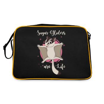 Sugar Glider Dicton - Sac Retro - noir/or - Dos