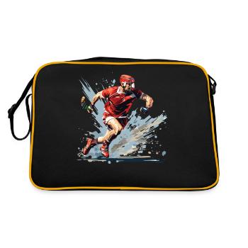 L’Irlande lance des joueurs Le gaélique irlandais - Sac Retro - noir/or - Dos