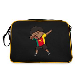 Cameroun - Sac Retro - noir/or - Dos