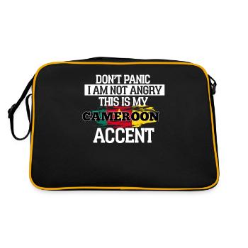 Cameroun - Sac Retro - noir/or - Dos