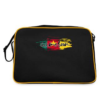 Cameroun - Sac Retro - noir/or - Dos