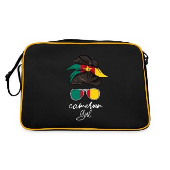 Cameroun - Sac Retro - noir/or - Dos