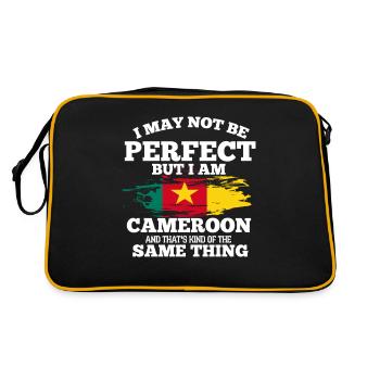 Cameroun - Sac Retro - noir/or - Dos