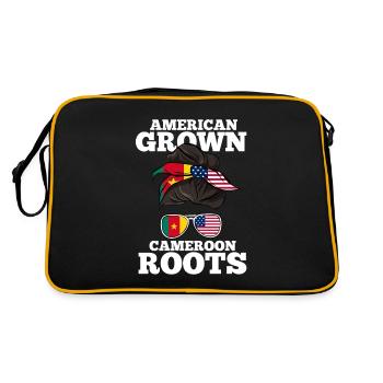 Cameroun - Sac Retro - noir/or - Dos