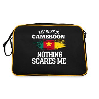 Cameroun - Sac Retro - noir/or - Dos