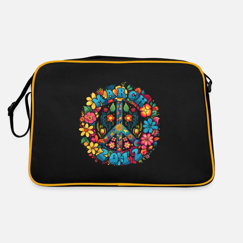 Flower Power Hippie Birthday - Mars 2012 Sac Retro