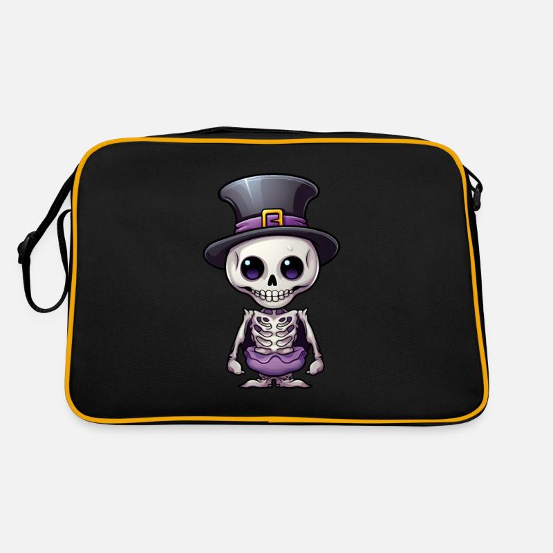 Kawaii Squelette Halloween Sac Retro