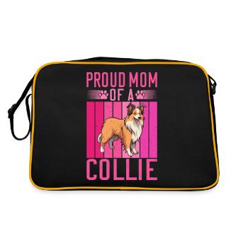 Cadeaux Collie - Sac Retro - noir/or - Dos
