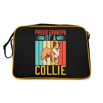 Cadeaux Collie - Sac Retro - noir/or - Dos