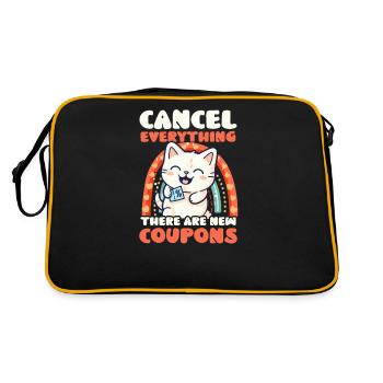 Couponer Annuler tout Nouveaux Coupons - Sac Retro - noir/or - Dos
