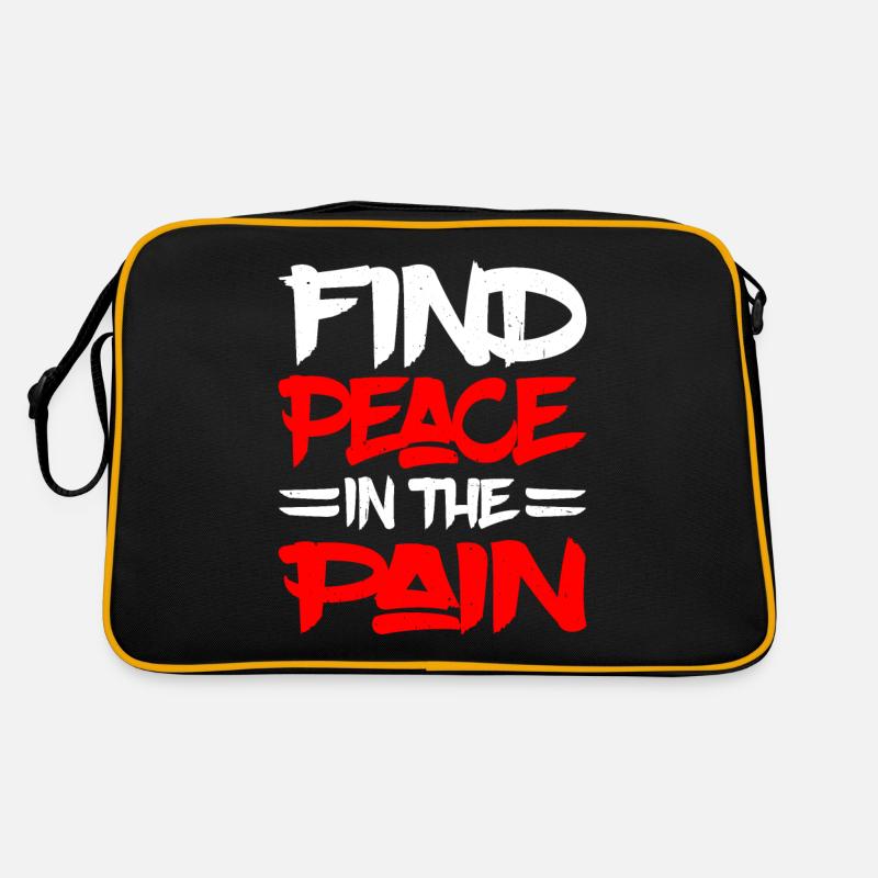 Trouver la paix dans la douleur 16 Sac Retro