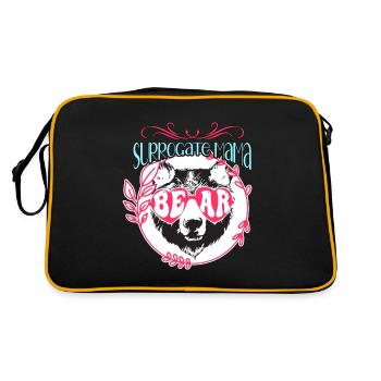 Maternité de substitution Maternité de substitution Mama Sensibilisation à l’infertilité - Sac Retro - noir/or - Dos