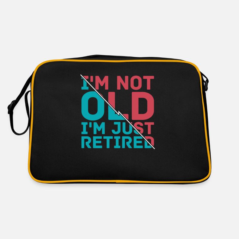 Rentner Rente Humor Retro Tasche