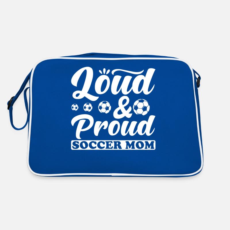 Fußball Mama Mutter Am Tag Trainer am Spieltag Retro Tasche