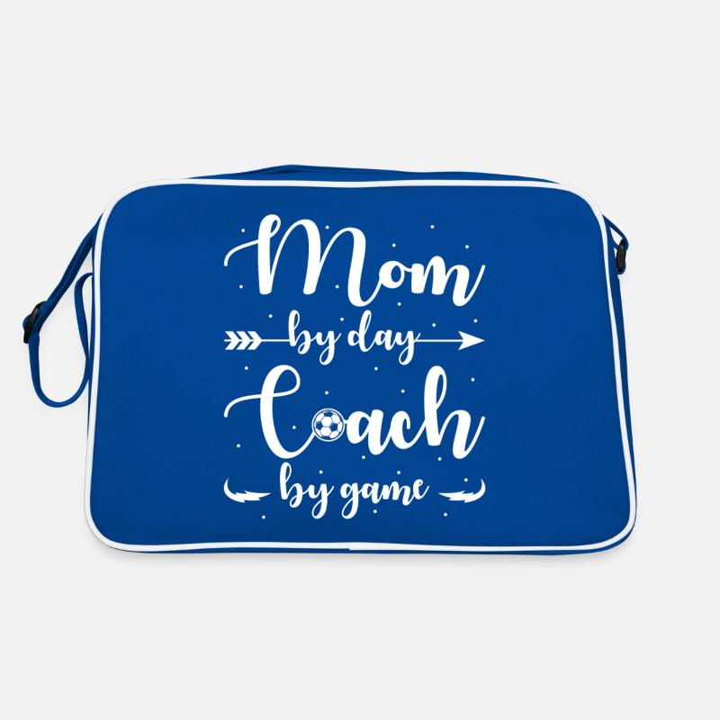Fußball Mama Mutter Am Tag Trainer am Spieltag Retro Tasche