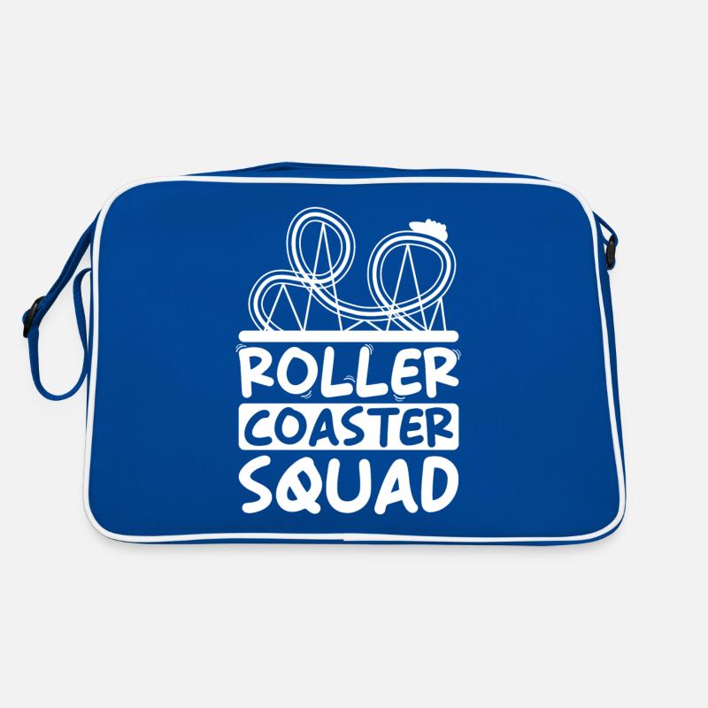 Rollercoaster Squad Vergnügungspark-gruppe Retro Tasche
