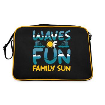 Water Park Squad - Group Family Water Park - Retro Bag - black/gold - Back