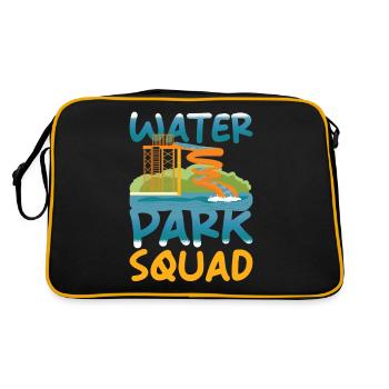 Water Park Squad - Group Family Water Park - Retro Bag - black/gold - Back