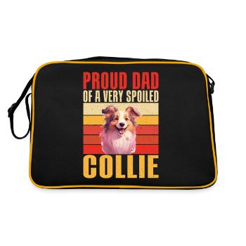 Cadeaux Collie - Sac Retro - noir/or - Dos