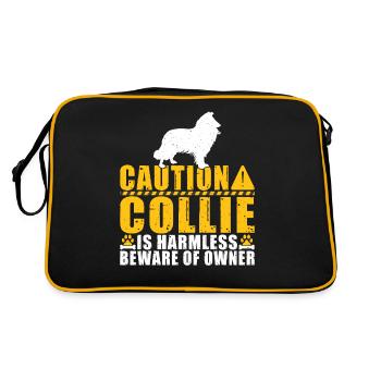 Cadeaux Collie - Sac Retro - noir/or - Dos