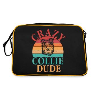 Cadeaux Collie - Sac Retro - noir/or - Dos