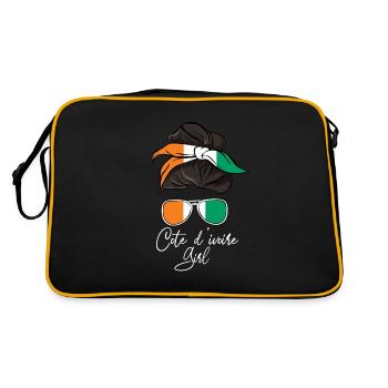 Ivory Coast - Retro Bag - black/gold - Back