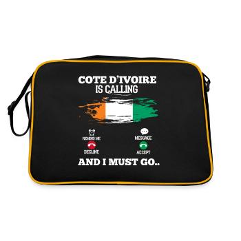 Ivory Coast - Retro Bag - black/gold - Back