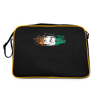 Ivory Coast - Retro Bag - black/gold - Back