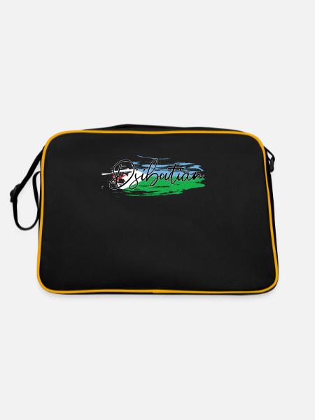 Djibouti - Sac Retro - noir/or - Dos