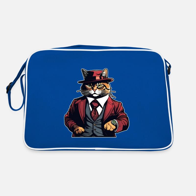 Katzen Katze Katzenshirt Katze Geschenkidee kitten Retro Tasche