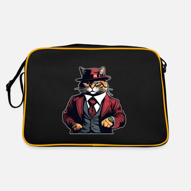 Chemise Chat Chat Cadeau Idée Mastic Sac Retro
